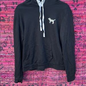 VS Black Hoodie with Sparkly Details